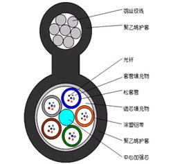 GYTC8A  自承式接入網(wǎng)用蝶形引入室內光纜